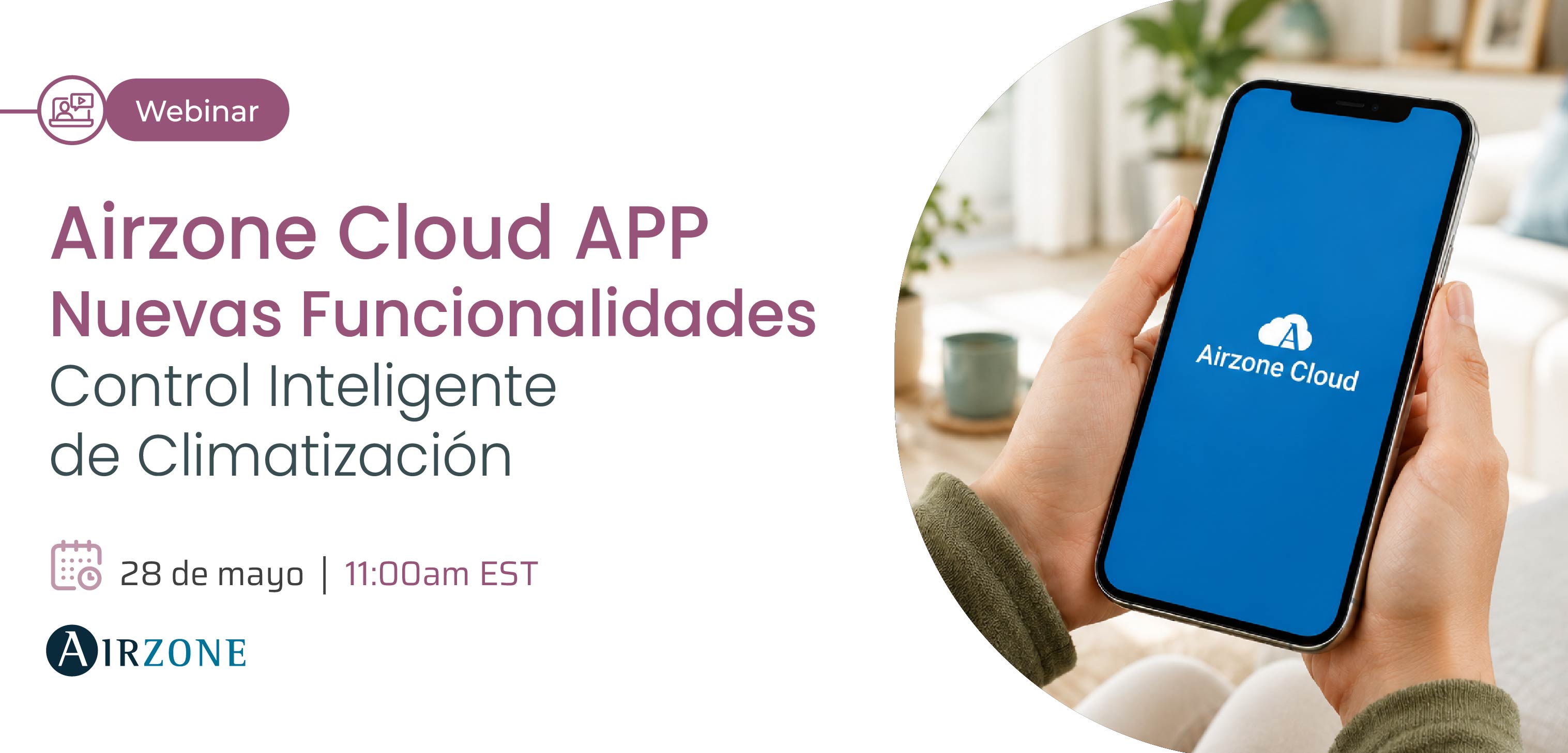 Nuevas funciones de Airzone Cloud APP: Control inteligente de HVAC